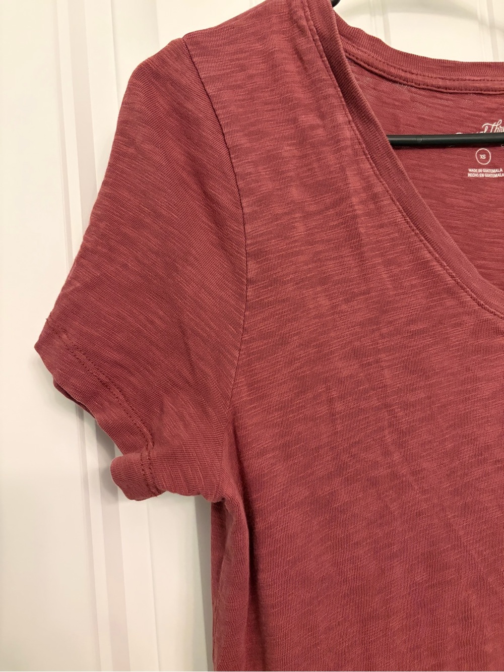 Universal Thread V-Neck Short Sleeve Maxi Dress - Burgundy - Picture 3 of 6